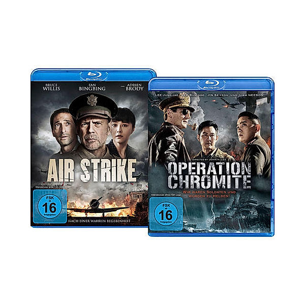 Bundle: Air Strike / Operation Chromite, Liam Neeson, Bruce Willis, Jung-Jae Lee