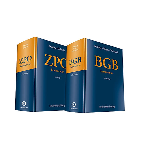 Bundle BGB 10. Auflage + ZPO Kommentar 7. Auflage