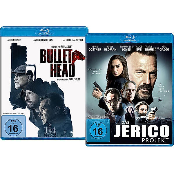 Bundle: Bullet Head / Das Jerico Projekt LTD. - 2 Disc Bluray, Paul Solet Douglas Cook, David Weisberg