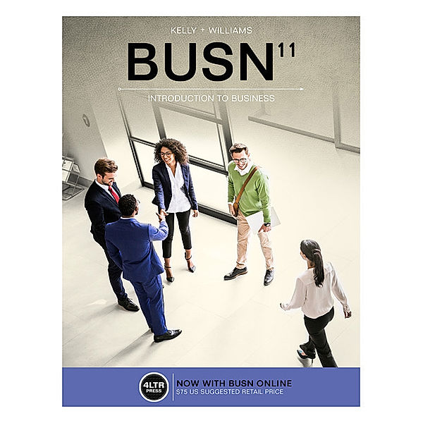 Bundle: BUSN + MindTap Business, 1 Term (6 Months) Printed Access Card, m.  Buch, m.  Online-Zugang, Chuck Williams, Marcella Kelly