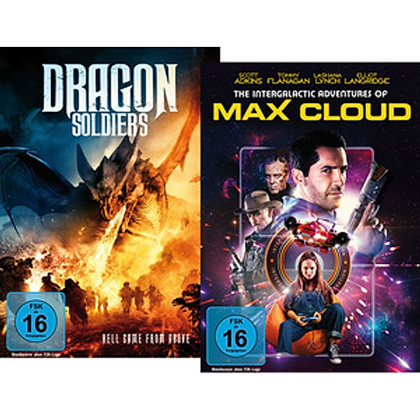 Bundle: Dragon Soldiers / The Intergalactic Adventures of Max Cloud, Scott Adkins, John Hannah, Lashana Lynch