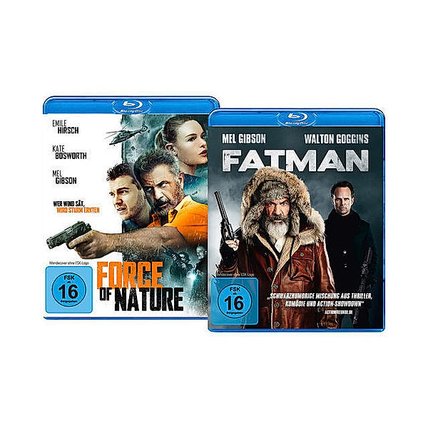 Bundle: Fatman / Force of Nature, Mel Gibson, Walton Goggins, Emile Hirsch