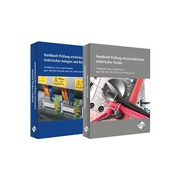 Bundle: Handbuch Prüfung ortsfester elektrischer Anlagen und Betriebsmittel und Handbuch Prüfung ortsveränderlicher elek, Forum Verlag Herkert GmbH