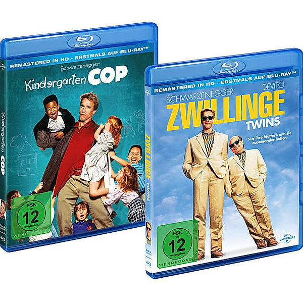 Bundle: Kindergarten Cop / Zwillinge-Twins LTD., A. Schwarzenegger, P.a. Miller, Danny DeVito