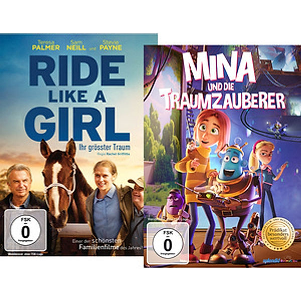 Bundle: Ride Like a Girl / Mina und die Traumzauberer, Teresa Palmer, Sam Neill, Sullivan Stapleton