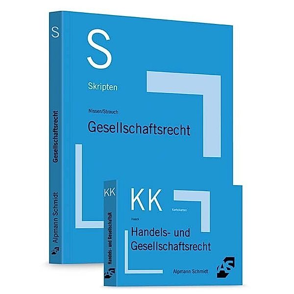 Bundle Strauch, Skript Gesellschaftsrecht + Haack, Karteikarten Handels- und Gesellschaftsrecht, Josef Alpmann, Timm Nissen, Claudia Haack