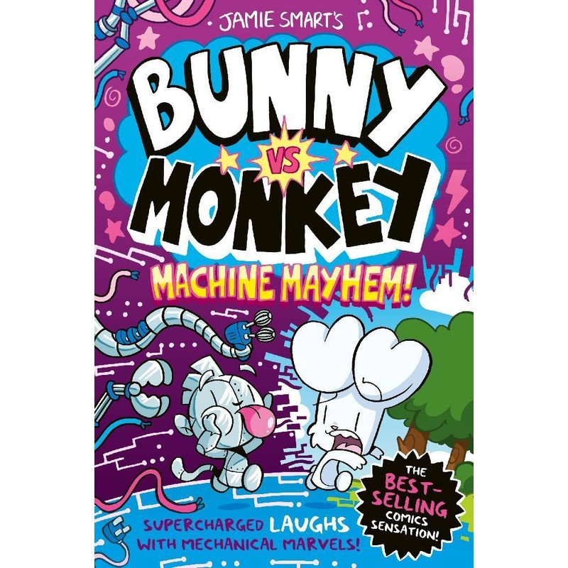 Image of Bunny Vs Monkey: Machine Mayhem - Jamie Smart, Kartoniert (TB)