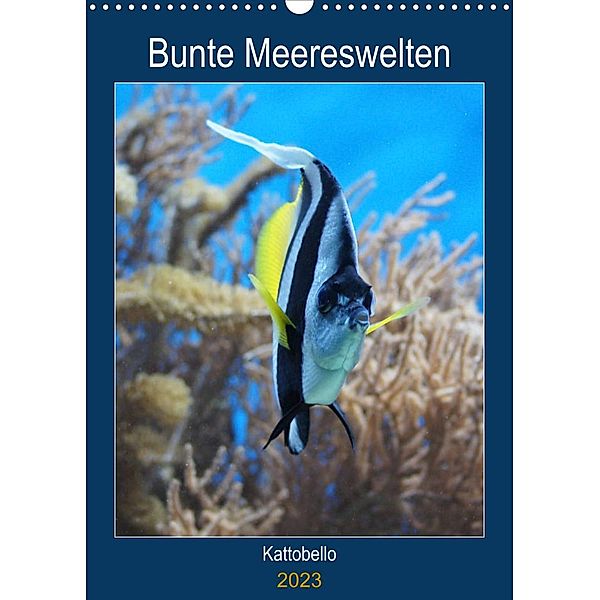 Bunte Meereswelten (Wandkalender 2023 DIN A3 hoch), Kattobello