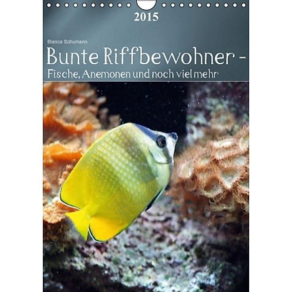 Bunte Riffbewohner - Fische, Anemonen und noch viel mehrCH-Version (Wandkalender 2015 DIN A4 hoch), Bianca Schumann