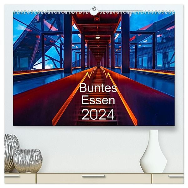 Buntes Essen 2024 (hochwertiger Premium Wandkalender 2024 DIN A2 quer), Kunstdruck in Hochglanz, Klaus Fritsche