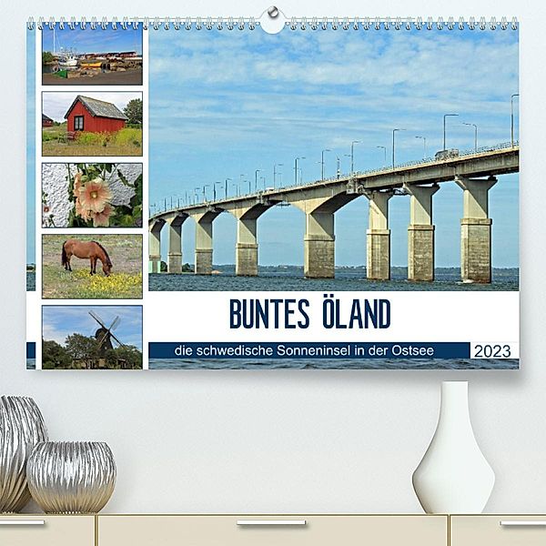 BUNTES ÖLAND (Premium, hochwertiger DIN A2 Wandkalender 2023, Kunstdruck in Hochglanz), Konstanze Junghanns