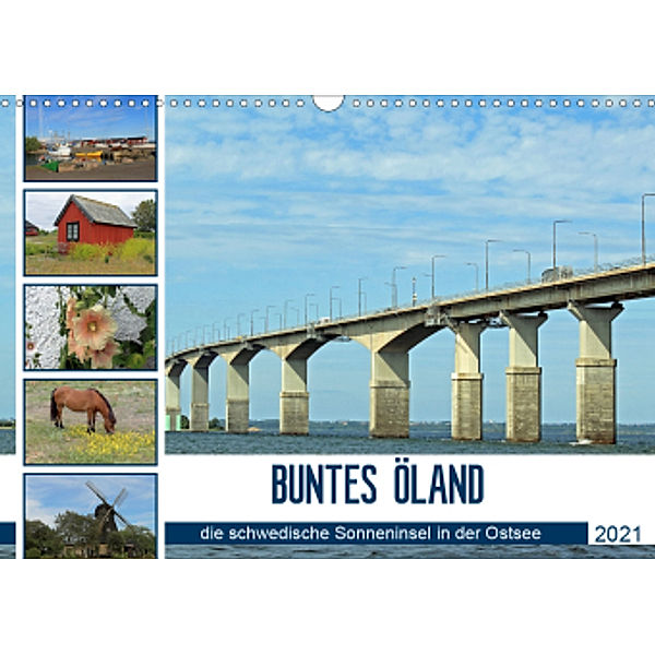 BUNTES ÖLAND (Wandkalender 2021 DIN A3 quer), Konstanze Junghanns