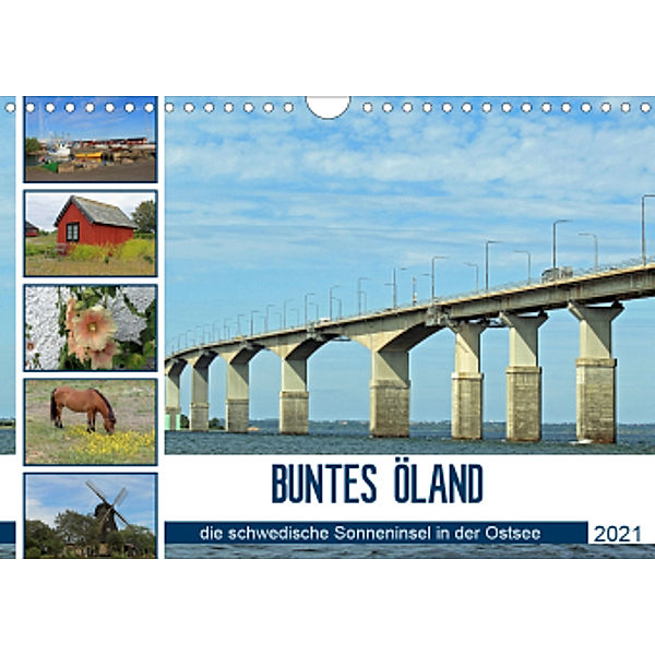 BUNTES ÖLAND (Wandkalender 2021 DIN A4 quer), Konstanze Junghanns