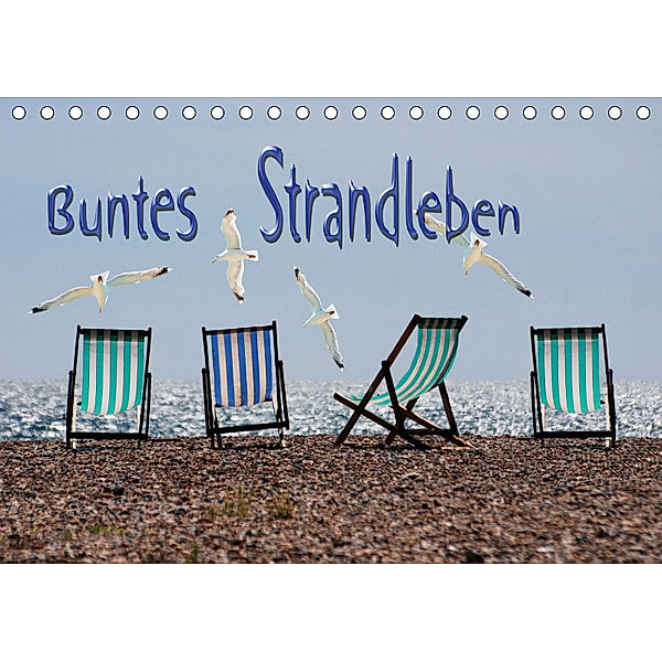 Buntes Strandleben (Tischkalender 2019 DIN A5 quer), Renate Bleicher