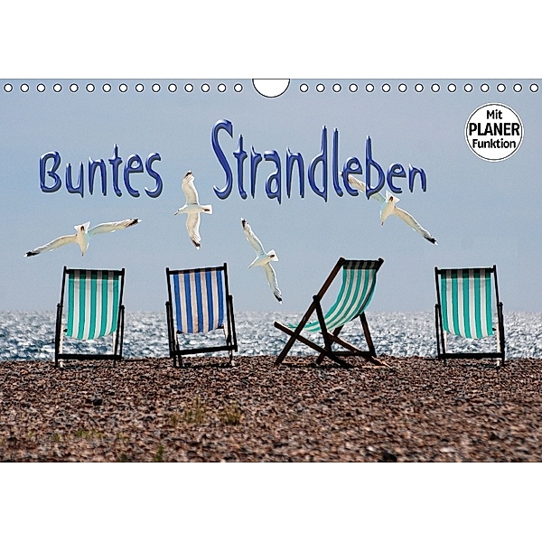 Buntes Strandleben (Wandkalender 2018 DIN A4 quer), Renate Bleicher
