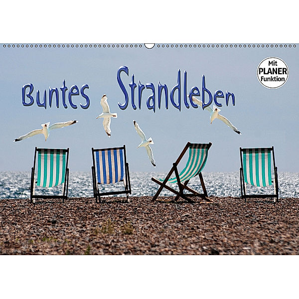 Buntes Strandleben (Wandkalender 2019 DIN A2 quer), Renate Bleicher