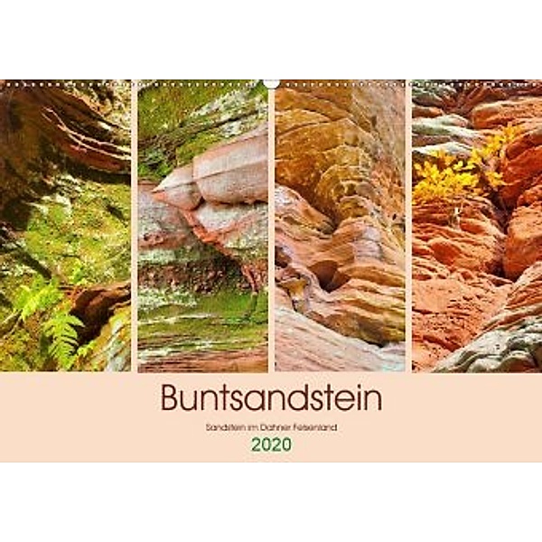 Buntsandstein - Sandstein im Dahner Felsenland (Wandkalender 2020 DIN A2 quer)