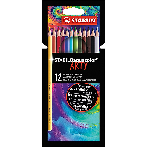 STABILO® Buntstift STABILO® aquacolor ARTY 12er-Pack