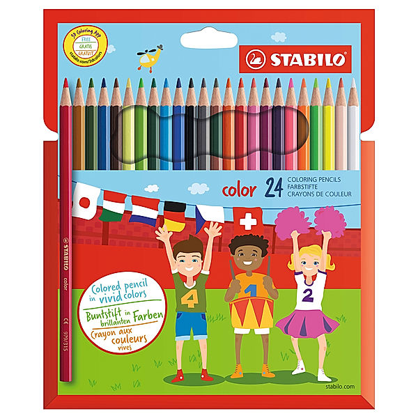 STABILO® Buntstift STABILO® color 24-Pack