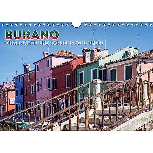 BURANO Charmante und farbenfrohe Insel (Wandkalender 2018 DIN A4 quer), Melanie Viola