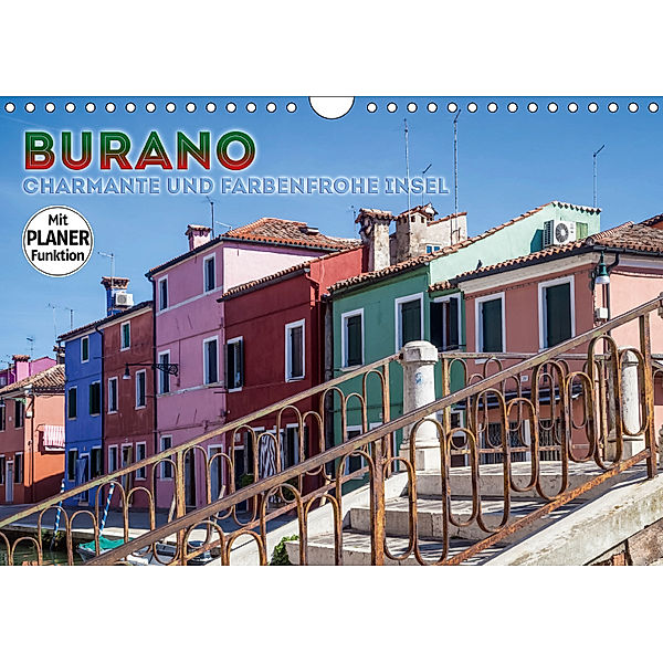 BURANO Charmante und farbenfrohe Insel (Wandkalender 2019 DIN A4 quer), Melanie Viola