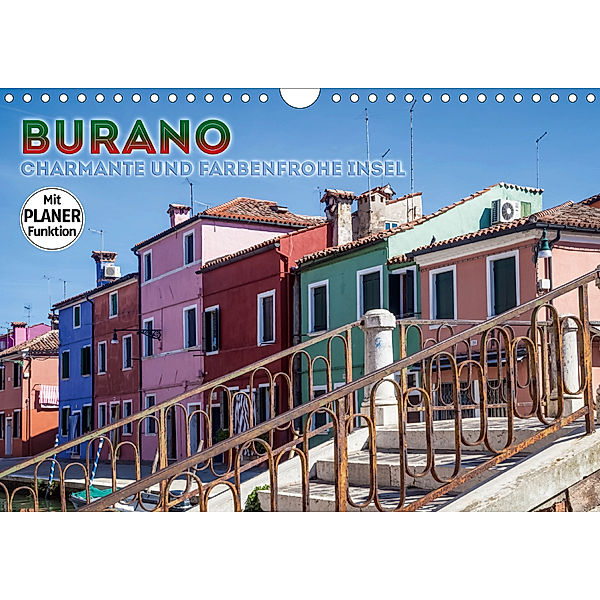 BURANO Charmante und farbenfrohe Insel (Wandkalender 2020 DIN A4 quer), Melanie Viola