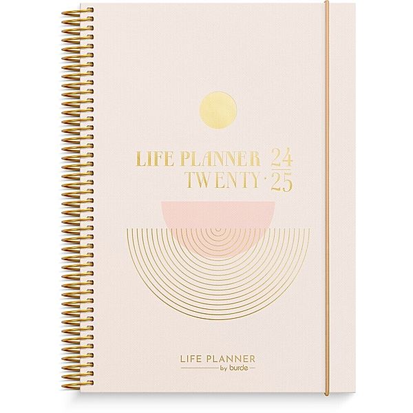 Burde Life Planner Pink Schülerkalender 2024/2025