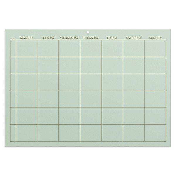 Burde Monthly Planner Color