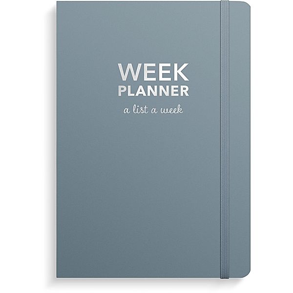 Burde Week Planner undated blue