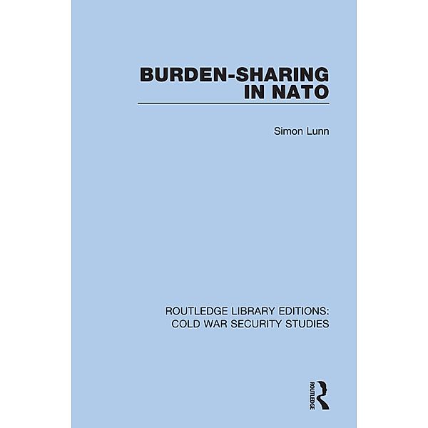 Burden-sharing in NATO, Simon Lunn