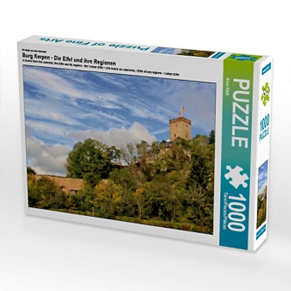 Burg Kerpen - Ein Motiv aus dem Kalender Die Eifel und ihre Regionen (Puzzle), Arno Klatt