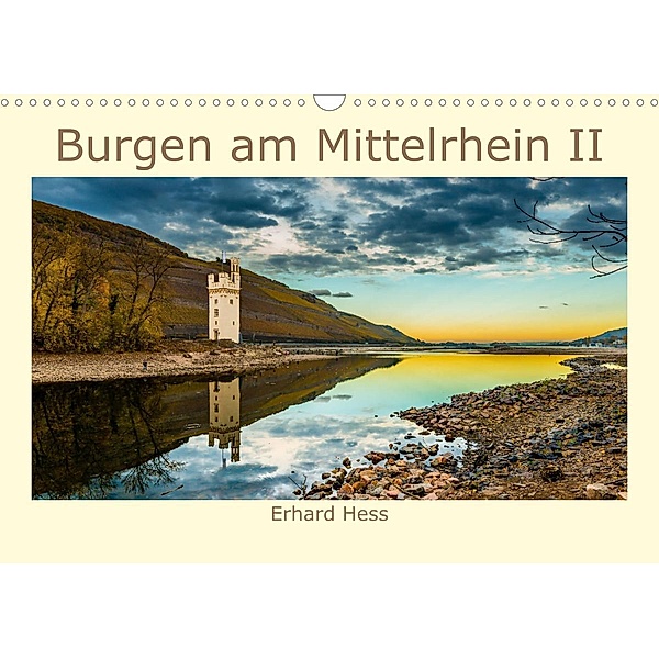 Burgen am Mittelrhein II (Wandkalender 2023 DIN A3 quer), Erhard Hess, www.ehess.de