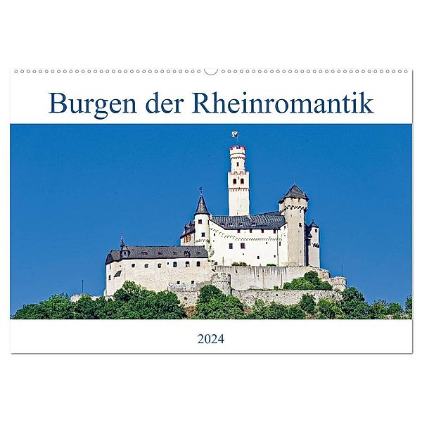 Burgen der Rheinromantik (Wandkalender 2024 DIN A2 quer), CALVENDO Monatskalender, Dieter Meyer