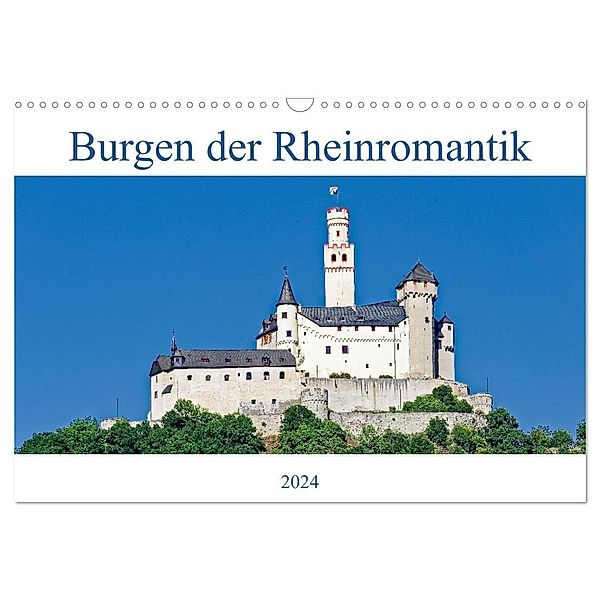 Burgen der Rheinromantik (Wandkalender 2024 DIN A3 quer), CALVENDO Monatskalender, Dieter Meyer