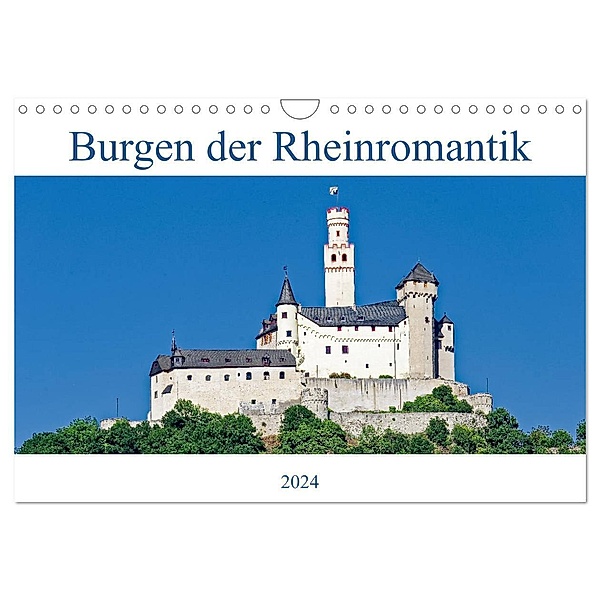Burgen der Rheinromantik (Wandkalender 2024 DIN A4 quer), CALVENDO Monatskalender, Dieter Meyer
