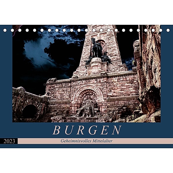 Burgen - Geheimnisvolles Mittelalter (Tischkalender 2023 DIN A5 quer), Flori0