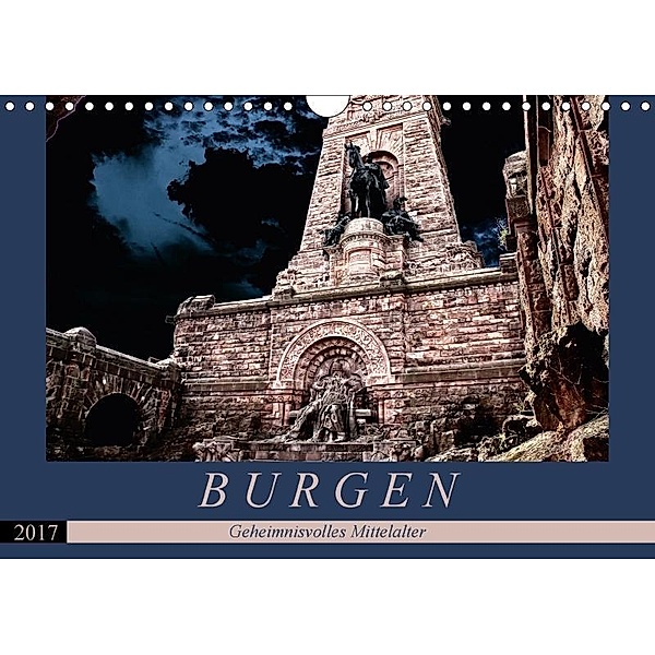 Burgen - Geheimnisvolles Mittelalter (Wandkalender 2017 DIN A4 quer), Flori0