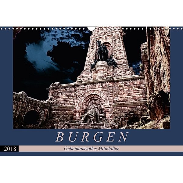 Burgen - Geheimnisvolles Mittelalter (Wandkalender 2018 DIN A3 quer) Dieser erfolgreiche Kalender wurde dieses Jahr mit, Flori0