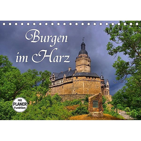 Burgen im Harz (Tischkalender 2021 DIN A5 quer), LianeM
