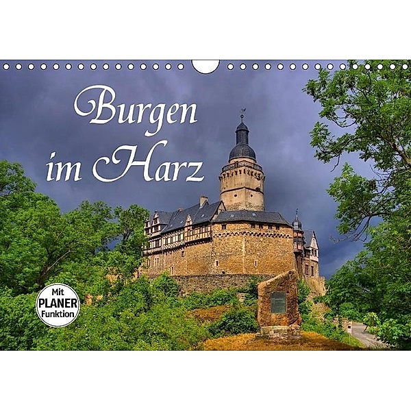 Burgen im Harz (Wandkalender 2017 DIN A4 quer), LianeM