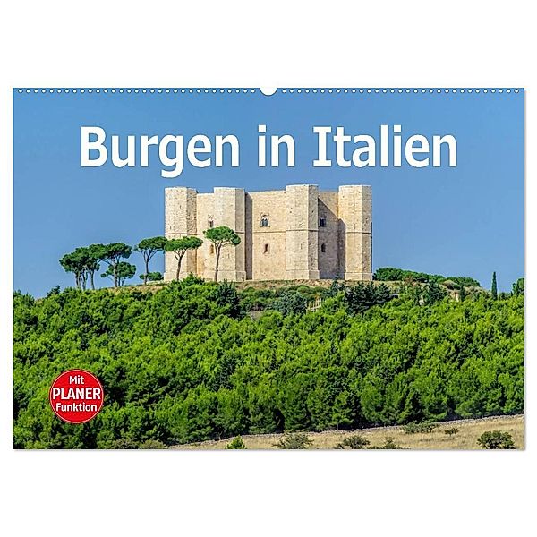 Burgen in Italien (Wandkalender 2024 DIN A2 quer), CALVENDO Monatskalender, LianeM