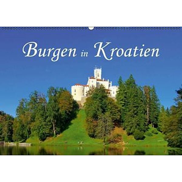 Burgen in Kroatien (Wandkalender 2015 DIN A2 quer), LianeM