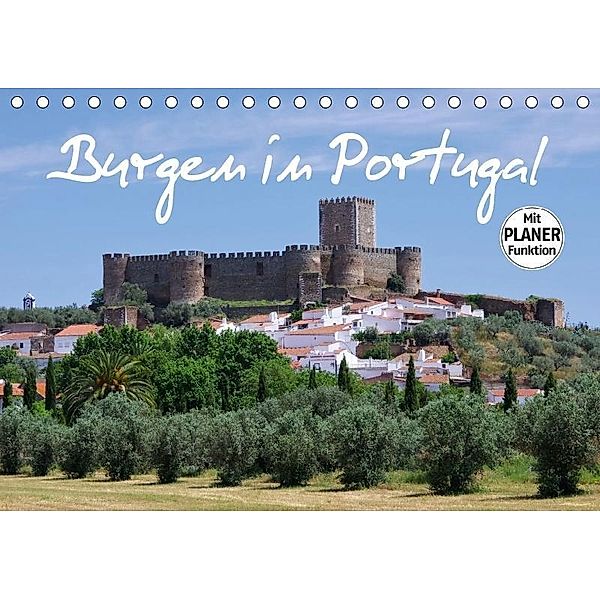 Burgen in Portugal (Tischkalender 2017 DIN A5 quer), LianeM
