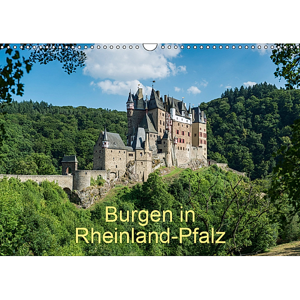 Burgen in Rheinland-Pfalz (Wandkalender 2019 DIN A3 quer), Erhard Hess