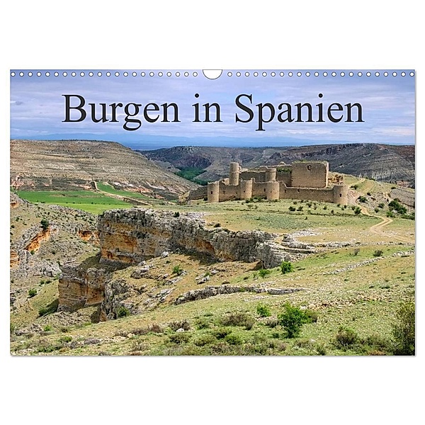 Burgen in Spanien (Wandkalender 2024 DIN A3 quer), CALVENDO Monatskalender, LianeM