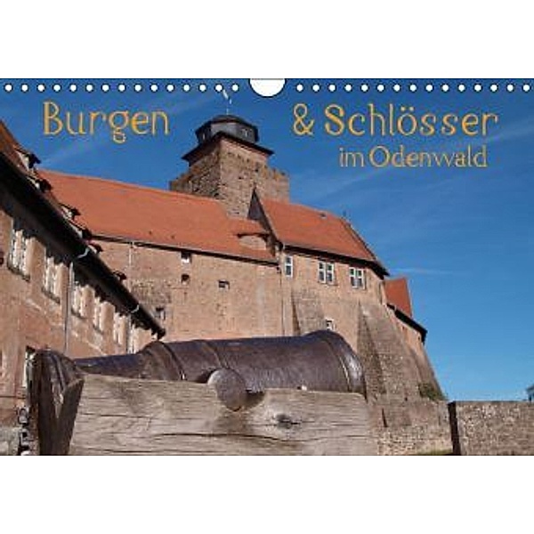 Burgen & Schlösser im Odenwald (Wandkalender 2016 DIN A4 quer), Gert Kropp