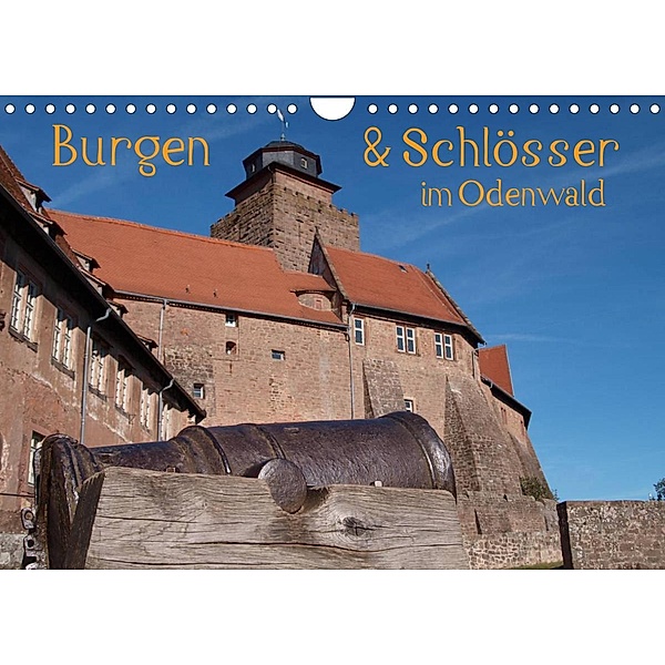 Burgen & Schlösser im Odenwald (Wandkalender 2023 DIN A4 quer), Gert Kropp