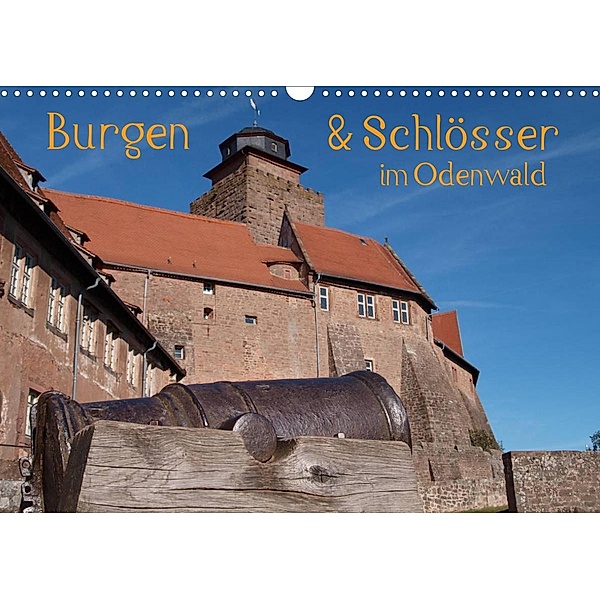Burgen & Schlösser im Odenwald (Wandkalender 2023 DIN A3 quer), Gert Kropp