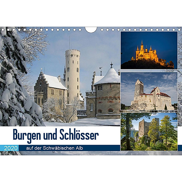 Burgen und Schlösser auf der Schwäbischen Alb (Wandkalender 2020 DIN A4 quer), Kapeha