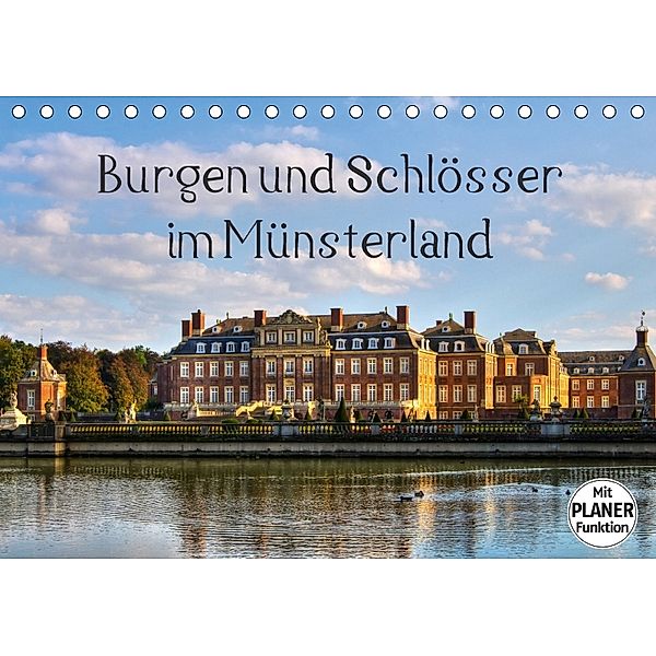 Burgen und Schlösser im Münsterland (Tischkalender 2018 DIN A5 quer), Paul Michalzik